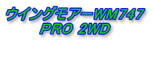 ウイングモアーWM747 PRO 2WD